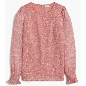 NWT J.Crew Factory Top XL in Pink & Ivory